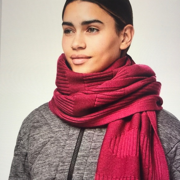 Lululemon Stamped with Love Merino Wool Scarf NWT